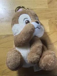 ディズニーストア　チップ　ぬいぐるみ キーホルダー付き 約15cm