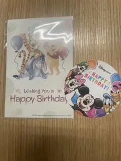 Disney Store バースデーポストカード＆ステッカーのサムネイル