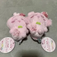 ちいかわ ぬいぱれっと さくらいろ マスコット ② うさぎ　モモンガ