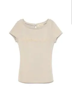 andmary Lacey mary logo tops/ivory - メルカリ