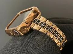 z◎アップルウォッチバンド ステンレスベルトカバー Apple Watchケース