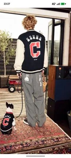 CUNE 犬と人人のスウェットスタジャン BIG Cのサムネイル