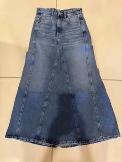ZARA デニムロングスカート XSサイズ
