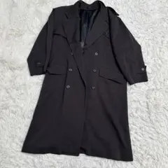 ✴︎ SOLE D'ORO ミラノ ヴィンテージ ダブルロングコート 黒のサムネイル