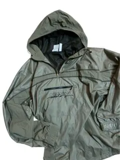 adidas フード付きナイロンハーフジップパーカー　2XO グレー アノラック