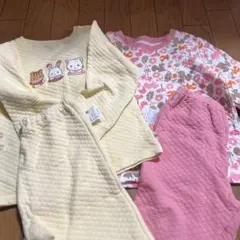 110 パジャマセット キルティング　シルバニア　花柄　UNIQLO ２セット