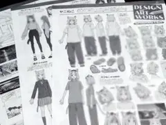 ヤニねこ アニメージュ 11月号 切り抜き 設定画