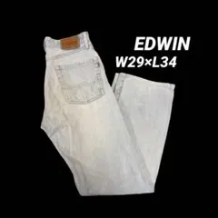 EDWIN ストレートデニム　ライトブルー