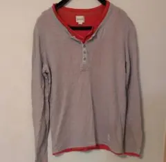 DIESEL henry neck long shirts レイヤード ロンtのサムネイル