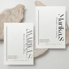 席札　席次表　ウェディング　披露宴　結婚式