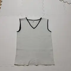 Andemiu Vネック ノースリーブ トップスのサムネイル