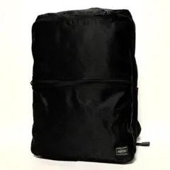 極美品✨ ポータータイム リュック 2層 バックパック A4可 大容量 ブラック