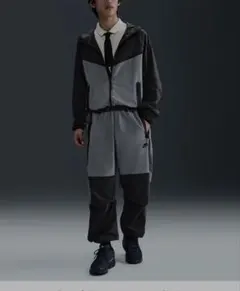 NIKE テックフリース ナイロン 上下セットアップ