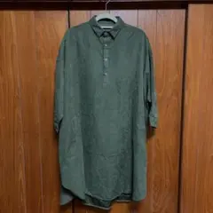 r・p・s オリーブグリーン シャツワンピース Mサイズ 9分袖