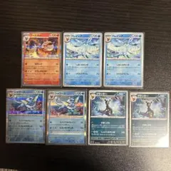 【ブースター・グレイシア・シャワーズ・ブラッキー 計7枚セット】ポケモンカードのサムネイル