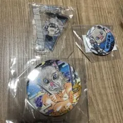 嘴平伊之助 コレクション缶バッジ 原作ゆらゆらアクリルスタンド 鎹鴉運ばれ隊士