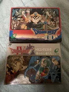ドラゴンクエストⅢ Ⅳ ファミコンカセット