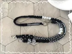 マクラメ　2way スマホショルダーストラップ