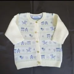 ファミリア ベビー カーディガン 70㎝ familiar クリーニング済