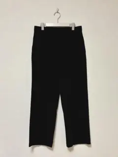 ユニクロ タックワイドパンツ ワンタック XL レディース 黒 ブラック