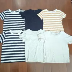 【無印良品】半袖Tシャツ　6枚セット　110