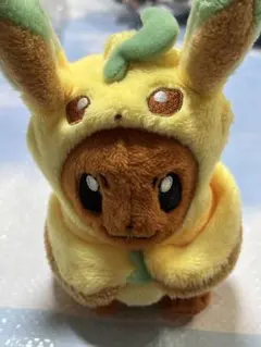 ポケモン リーフィアのポンチョを着たイーブイ ぬいぐるみ リーフィア イーブイ ぬいぐるみ Eevee Collection リーフィア ｜【公式】ポケモンセンター