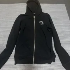 DIESEL フード付きパーカー 黒