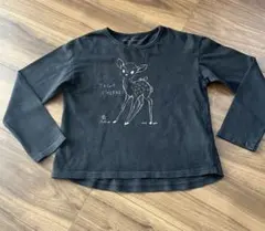 anyFAM エニィファム オーガビッツ 長袖Tシャツ バンビ　130 黒