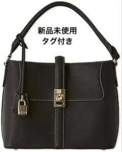 FRAY I.D ツインロックミドルバッグ ハンドバッグ リボン 鍵 チャーム