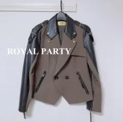 ROYAL PARTY トレンチコート ブラウン・ブラック