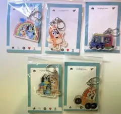 かのあ様専用　ブルーイ　シール　キーホルダー　5個セット