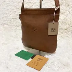 ✨人気✨ IL BISONTE イルビゾンテ ショルダーバッグ レザー ブラウン