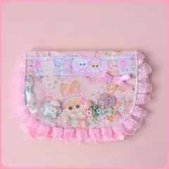 大きめ 移動ポケット シャカシャカ ダイナー うさぎ 内布も可愛い