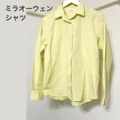 【美品】Mila Owen シャツ ブラウス イエロー 長袖 カジュアル ロゴのサムネイル