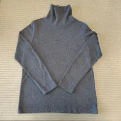 UNIQLO HEATTECH フリース　タートルネック XL　ダークグレー