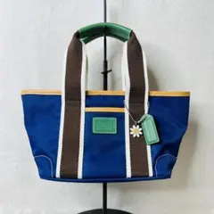 COACH ミニハンドバッグ　ハンプトンズ　ウィークエンド　6260ブルー
