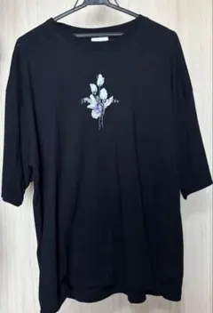 JUNRED フラワープリントTシャツ