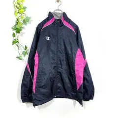 Champion チャンピオン ナイロンジャケット L ウィンドブレーカー 暖か