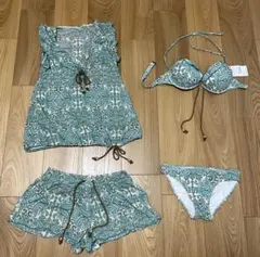 【新品未使用】三愛 セパレート水着 4点セット 9Mのサムネイル