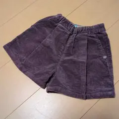 キムラタン　n.o.u.s. ノウズ　コーデュロイ パープル ショートパンツ