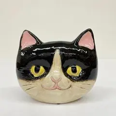 希少】ネコ 会津 郷土玩具 はそべ工房 猫魔伝説 お面 民芸 魔除け