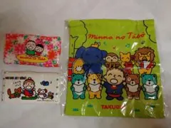 たくぎん　みんなのたあ坊　巾着袋 ポケットティッシュ　新品未使用 希少品