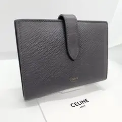 新ロゴ】セリーヌ ストラップ ウォレット コンパクト バーティカル
