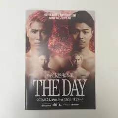 THE DAY ボクシングイベント パンフレット & チケット ネックレス