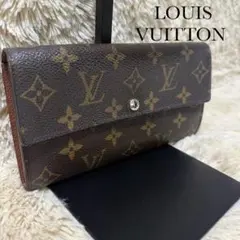 ✨美品✨ルイヴィトン　長財布　モノグラム　レザー　ダークブラウンのサムネイル