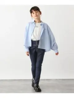 新品タグ付き　GLOBAL WORK ストレッチハイウエストスキニー　170のサムネイル