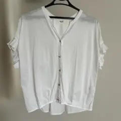 BEAMS HEART　ビームスハート　スキッパーネックカットソー　半袖