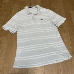 ラコステ　ボーダー　シャツ　L相当　70年代後期　フランス製
