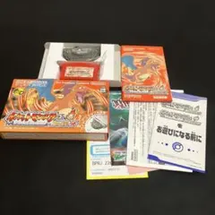 ゲームボーイアドバンス　ポケットモンスター　ファイアレッド　ワイヤレスアダプタ付