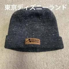 東京ディズニーランド　ニット帽　ミッキーマウス